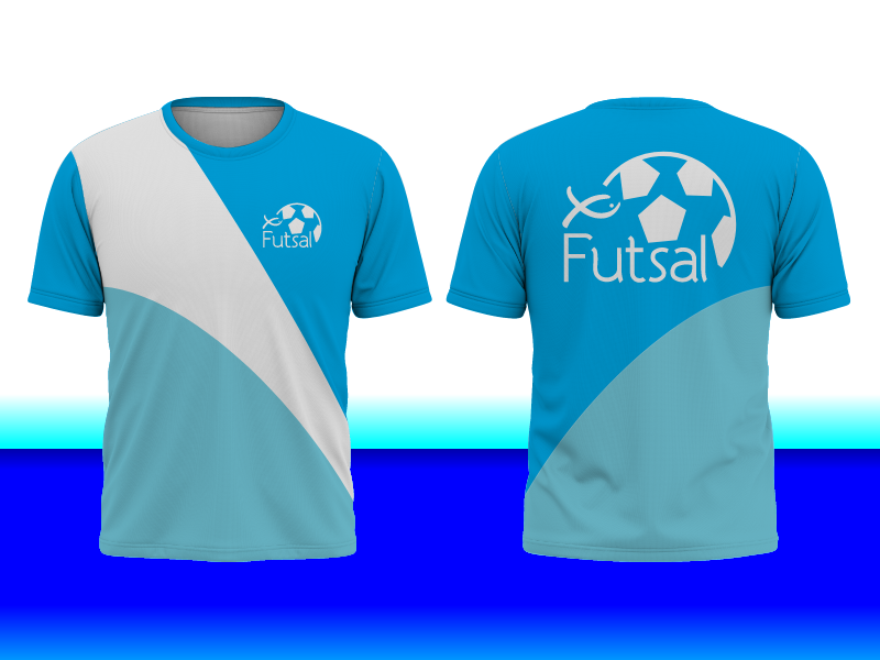 Futsal azul claro